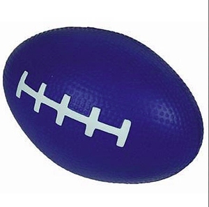 Ballon anti-stress de football miniature en mousse PU avec logo personnalisé, cadeaux promotionnels en gros, ballon anti-stress de football miniature bleu - Product Image 3