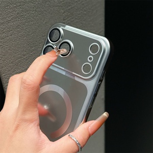 Funda Protectora de Lujo con Lente Electrochapada para iPhone 17, 16, 15, 14, Funda Mate de PC para iPhone 17 Pro Max - Product Image 4
