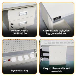 Estación de Trabajo ESD de Altura Ajustable, Directo de Fábrica Leenol | CE ROHS |   Fábrica OEM ESD - Product Image 2