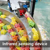Machine de comptage et de remplissage de sachets de bonbons gélifiés à grande vitesse pour petites entreprises en promotion