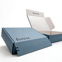 Boîtes d'expédition en carton ondulé beige E-Flute personnalisées en gros avec logo imprimé, emballage robuste pour l'e-commerce