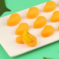 Bonbons gélifiés 3D en forme de litchi, forme de fruit réaliste, garniture Nata de Coco, Halal, doux et moelleux, OEM, marque privée, vente en gros