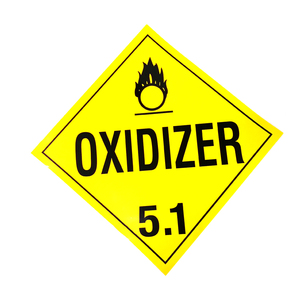 Nhãn Hiệu Riêng 273Mm X 273Mm Chất Kết Dính Vinyl Hazard Class 5/Phân Chia 1 Dấu Chấm - Product Image 2