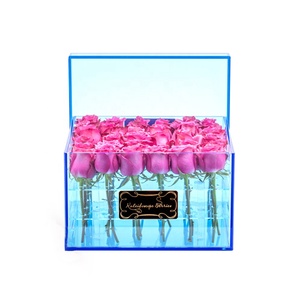 San Valentín de acrílico de lujo caja de embalaje para flores - Product Image 4