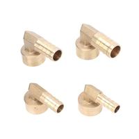 Raccord en L de 90 degrés en laiton, filetage femelle 1/2 pouce, raccord de plomberie, adaptateur, joint, embout, 10/12/14/16 mm, barbelé
