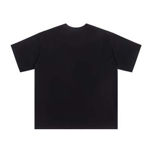 Camiseta de manga corta de estilo Retro para hombre, moda de calle alta con parche de piel bordado resistente, 100% algodón, novedad de verano - Product Image 5