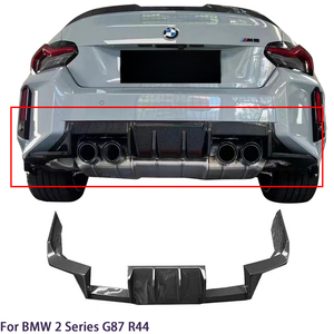 ดิฟฟิวเซอร์หลังคาร์บอนไฟเบอร์แท้ สำหรับรถยนต์ BMW ซีรีส์ 2 รุ่น G42 Coupe/G87 M2 สไตล์ R44 ปี 2014-2020 - Product Image 1