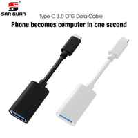OEM/ODM Fábrica al por mayor macho a USB3.0A Cable adaptador hembra OTG-10Gbps para teléfono, computadora portátil, tableta y interruptor