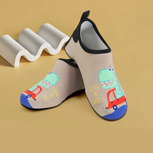 Chaussures Aquatiques « Pieds Nus » pour Garçons et Filles, Motif Dinosaure, pour Sports Aquatiques, Plage, Randonnée, Plongée, Activités en Plein Air - Product Image 5