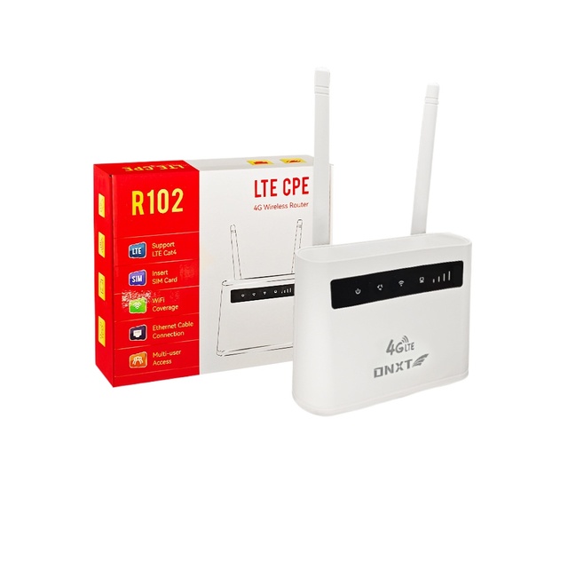 4G CPE Wireless Router with Battery RJ11 Interface 300Mbps 4 LAN Ports
