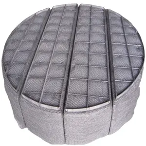 Monel 400 Wire Gauze Structured Packing for distillation column knitted wire mesh demister pad