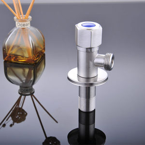 Válvula angular extendida de acero inoxidable, 3/4 pulgadas, una entrada, dos salidas, para calentador de agua, accesorios para agua fría y caliente - Product Image 2