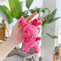 Peluche lapin sucré célèbre sur internet, pendentif lapin mignon, peluche en coton PP super douce, petite taille, poupée pour machine à griffes, porte-clés