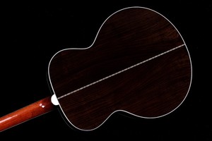 <span class=keywords><strong>Guitarra</strong></span> Acústica Personalizada Nathan-SJ200 de 6 Cuerdas, Acabado Sunburst Antiguo, Totalmente Sólida, Mástil de Caoba, 42 Pulgadas, Abeto y Palisandro - Product Image 4