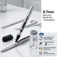 Marqueur permanent à pointe ultra-fine 0,7 mm SIPA SP150 résistant aux UV pour le graffiti et la création artistique (vente en gros)