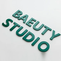 Lettres en PVC peintes sur mesure de haute qualité pour logo intérieur, lettres en acrylique, lettres en PVC