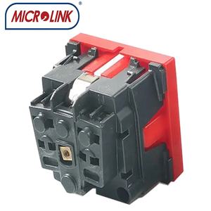 Interrupteur et <span class=keywords><strong>prise</strong></span> VDE mural électrique 16A 250V <span class=keywords><strong>Mosaic</strong></span> Socket 45*45MM 2P + E Fiches et prises allemandes à volets - Product Image 3