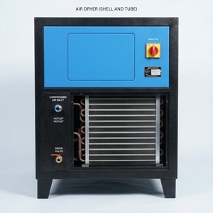 Secador de aire de carcasa y tubos, secador refrigerado, secador industrial para compresores de aire, tratamiento de aire comprimido, control de humedad - Product Image 3