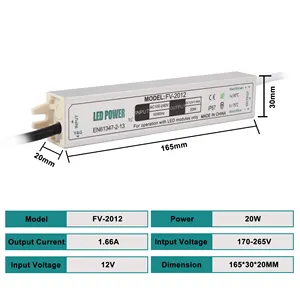 Heißes neues Produkt AC100-240VAC führte Licht transformator 24v mit heißem Großhandels stil