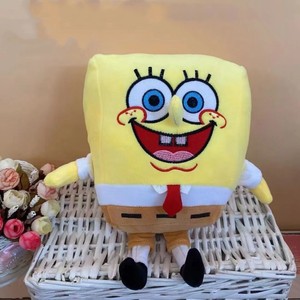 Peluche <span class=keywords><strong>Bob</strong></span> l'éponge 10-25 cm, jouet anime, personnage Pie Big Star Crab Boss, porte-clés dessin animé, poupée attrape-clés, best-seller - Product Image 2