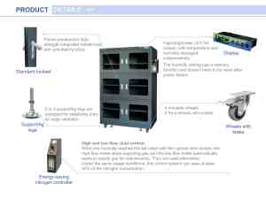 ארון חנקן חסכוני באנרגיה בעל יעילות גבוהה 1430 ליטר 1%-60% לחות מתאים לאלקטרוניקה, ציוד רפואי, אנרגיה חדשה ומוצרי מוליכים למחצה - Product Image 5