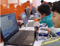 Microbit Kit pendidikan DIY anak-anak, belajar teknologi mainan konstruksi plastik blok Teknik Sains tenaga surya elektrik 3D