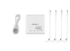 Cargador de Aleación para <span class=keywords><strong>Mini</strong></span> 2/<span class=keywords><strong>MINI</strong></span> <span class=keywords><strong>SE</strong></span>, Administrador de Batería de Cuatro Canales, Accesorio de <span class=keywords><strong>Control</strong></span> Remoto con Carga USB, Hecho en China - Product Image 2