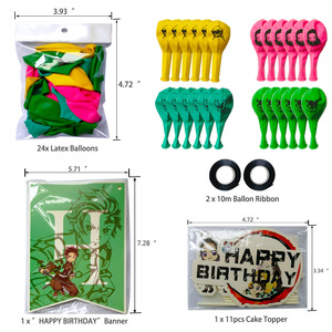 Décorations de fête sur le thème de l'anime <span class=keywords><strong>Demon</strong></span> <span class=keywords><strong>Slayer</strong></span>, <span class=keywords><strong>bannière</strong></span>, décoration de gâteau, ballons en latex, fournitures de fête pour l'anniversaire d'un enfant, l'épée de <span class=keywords><strong>Demon</strong></span> <span class=keywords><strong>Slayer</strong></span> - Product Image 5