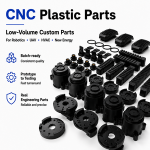 Componentes Plásticos de Mecanizado CNC ABS, Fresado de Alta Precisión, Nylon, POM, PP, PTFE, Fabricación Personalizada OEM - Product Image 1