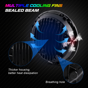 Accesorios todoterreno para Land Rover Defender, faro Led automático para bicicleta, lámpara de Calavera, 5x7, 300wat - Product Image 5