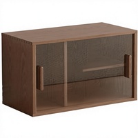 Meuble de rangement en bois massif avec tiroir, empilable, bibliothèque et console TV – Meuble de salon autoportant SG012 (Stock US)