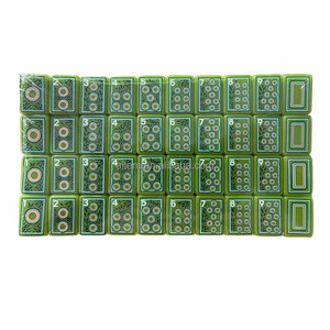 Tuiles de mahjong américaines modernes en acrylique sur mesure à 3 couches avec 160 cartes pour 4 joueurs, jeu élégant et luxueux pour adultes, cadeau - Product Image 4