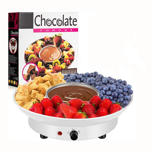 Fontaine à chocolat électrique pour plateau de fruits avec pot à <span class=keywords><strong>fondue</strong></span>, <span class=keywords><strong>tour</strong></span> de fusion et distributeur de sauce - Product Image 5