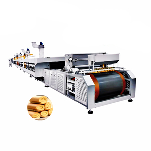 Nhà Cung Cấp Trung Quốc Swiss <span class=keywords><strong>Roll</strong></span> <span class=keywords><strong>Cake</strong></span> Full Auto Making Machines Dây Chuyền Sản Xuất Để Bán - Product Image 1