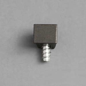 3-In-1 Minimalist Concealed Shelf Support 12Mm Square Gunmetal <b>C</b>-Type For Cabinet Coffee <b>Table</b> Sofa Bed - Product Image 1