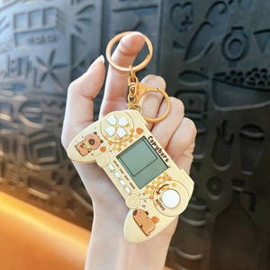 <span class=keywords><strong>Mini</strong></span> Gaming Console Handheld Keychain Bag Pendant Electronic Games Machine Fun Keychain Aniversário Presente para Crianças - Product Image 1