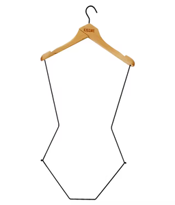 Costumi da bagno appendiabiti a forma di corpo Bikini biancheria intima reggiseno espositore costume da bagno appendiabiti in legno metallo - Product Image 4
