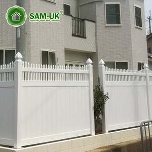 SAM-UK de pavés décoratifs en plastique de protection UV de <span class=keywords><strong>jardin</strong></span> populaires dalles de clôture de décoration de <span class=keywords><strong>jardin</strong></span> blanches en plastique - Product Image 3