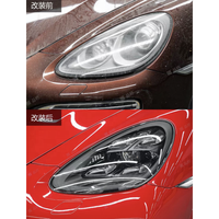 Kit de carrosserie de vente chaude pour Cayenne 2011-2017 changement à 2018 inclure le pare-chocs avant arrière avec phare de calandre