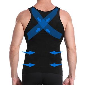 Corsé adelgazante para hombre, chaleco de compresión, Control de Abdomen, vientre, cintura delgada, ropa interior deportiva, 6311 - Product Image 6