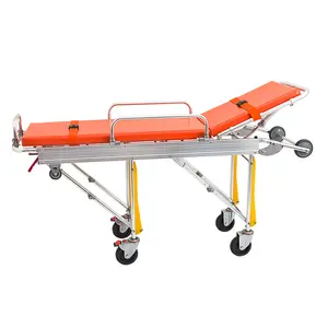 Stainless steel medical patient emergency ambulance transfer stretcher trolley cart hospital crash cart