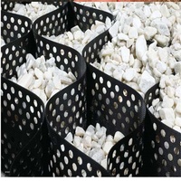 Géocell en HDPE conforme à la norme ASTM pour système cellulaire, grille de gravier, stabilisateur de gravier pour allée
