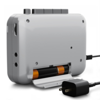 Lecteur de cassettes portable F-112 personnalisé en usine Enregistreur à deux haut-parleurs Lecteur de bande Walkman alimenté par un adaptateur secteur ou une batterie AA