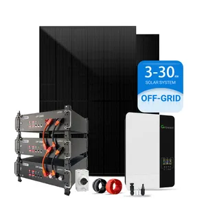 1kw 3kw 4kw 10kw 5kw 15kw ระบบพลังงานแสงอาทิตย์ Off Grid สมบูรณ์แบบพับระบบพลังงานแสงอาทิตย์สําหรับสถานีไฟฟ้าแบบพกพา