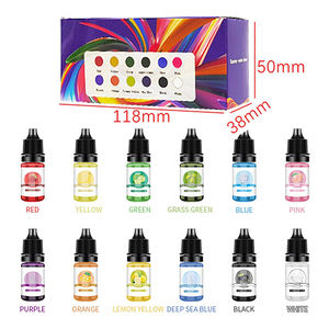 Dispersion de pigments époxy à haute concentration de <span class=keywords><strong>couleur</strong></span> - 12 couleurs 5ml Matériaux écologiques, en stock pour une livraison rapide - Product Image 1