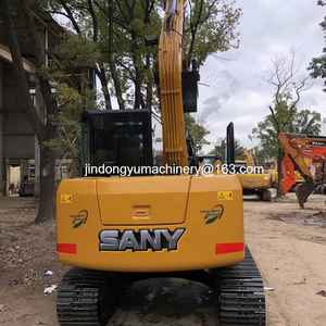 Excavadora de cadenas SANY SY75 usada en buen estado, excavadora mini SANY SY75C SY55 SY95 de segunda mano en stock - Product Image 6