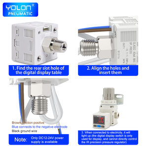 SMC loại zse/ise30a-01-n-<span class=keywords><strong>l</strong></span> ZSE30A-01-P-<span class=keywords><strong>L</strong></span> hiển thị kỹ thuật số công tắc áp suất điện tử công tắc áp suất kỹ thuật số - Product Image 6