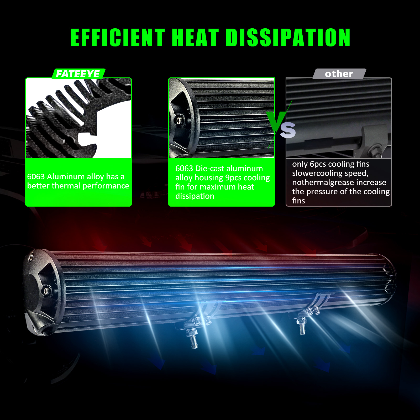 aurora led light bar for cars