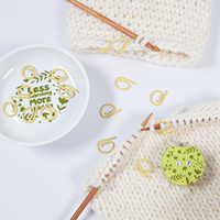 Ensemble de supports à fil magnétiques portables en acier inoxydable, comprenant un compteur de points et 10 marqueurs de points, outils de crochet et de tricot durables