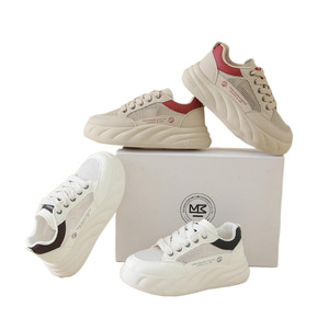 Nouvelles chaussures pour femmes en toile à semelle épaisse, à lacets, antidérapantes, pour le sport et les occasions décontractées - Product Image 5